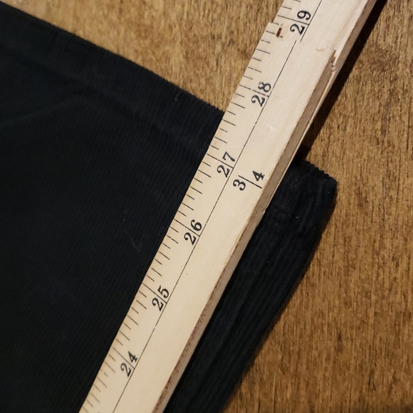 Re/Done Black Corduroy Flare Bootcut Pants 25 NEW - Picture 5 of 8